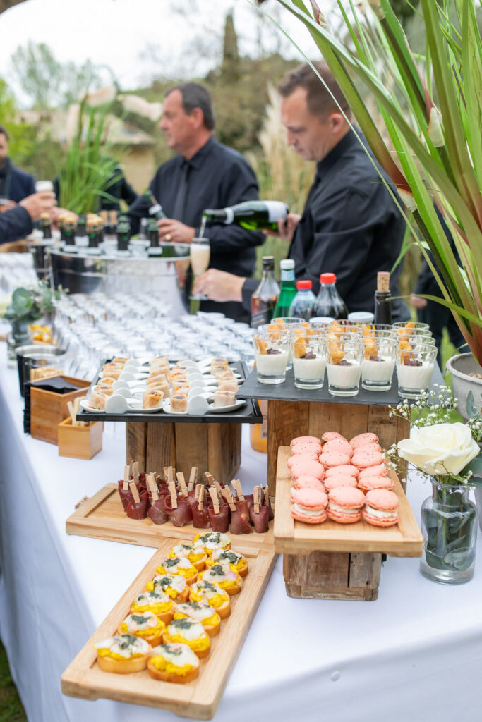 Un mariage gourmand et luxueux en Provence